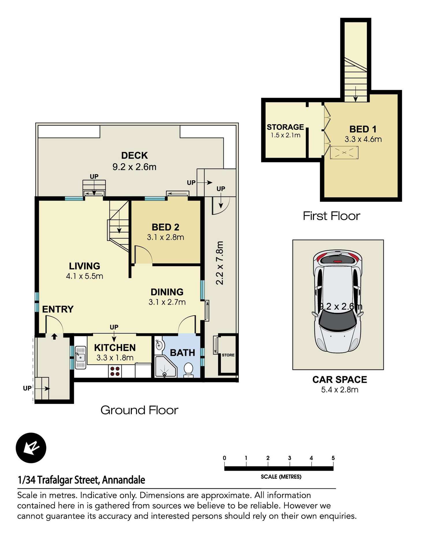 Floorplan of Homely unit listing, 1/34 Trafalgar Street, Annandale NSW 2038