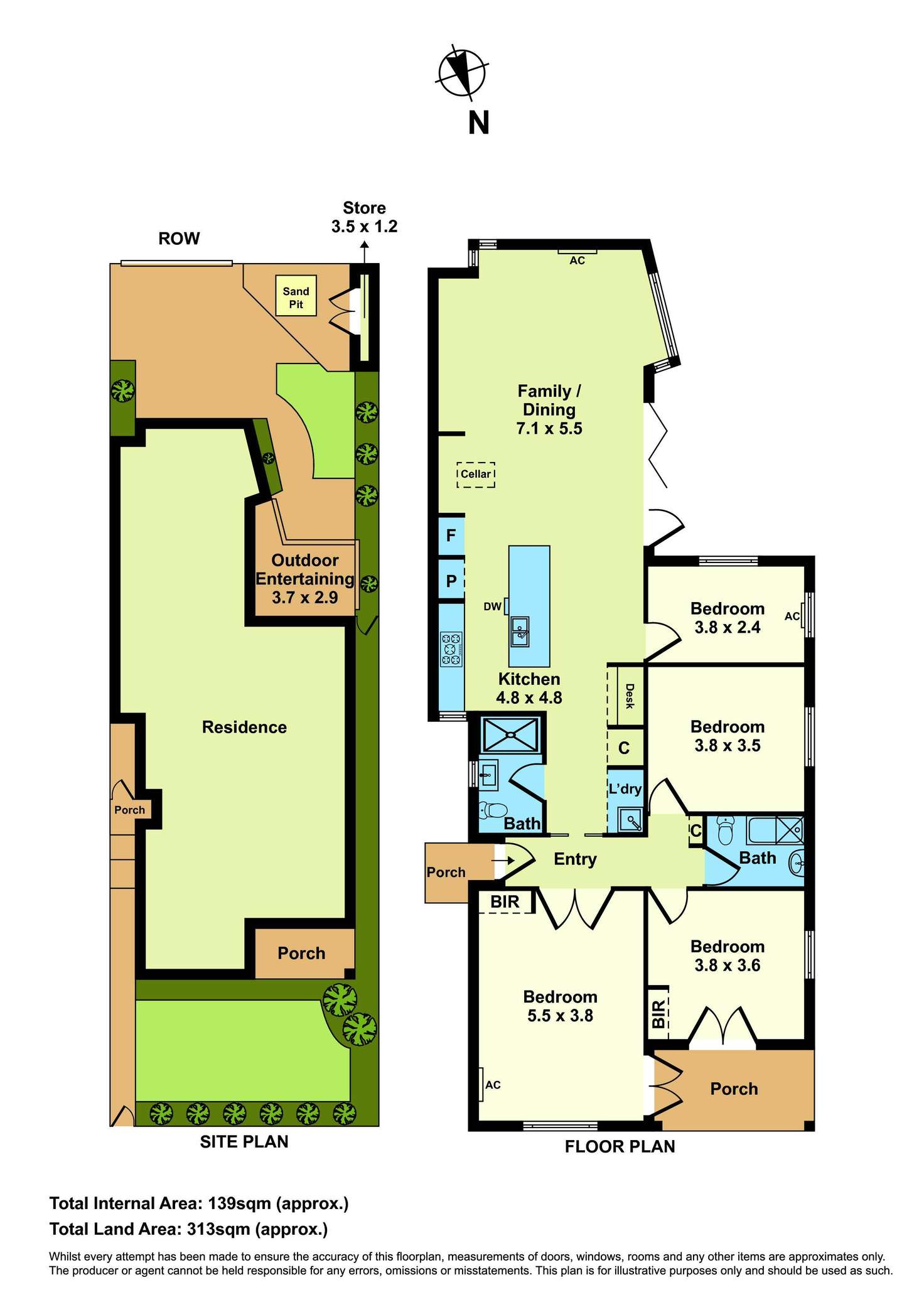 Floorplan of Homely house listing, 3 Broad Street, West Footscray VIC 3012