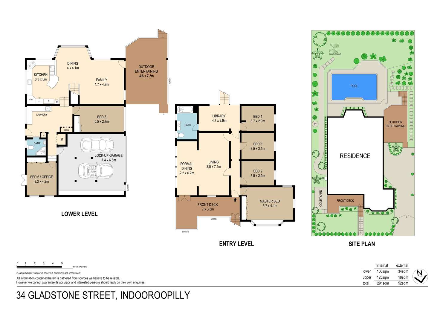 Floorplan of Homely house listing, 34 Gladstone Street, Indooroopilly QLD 4068