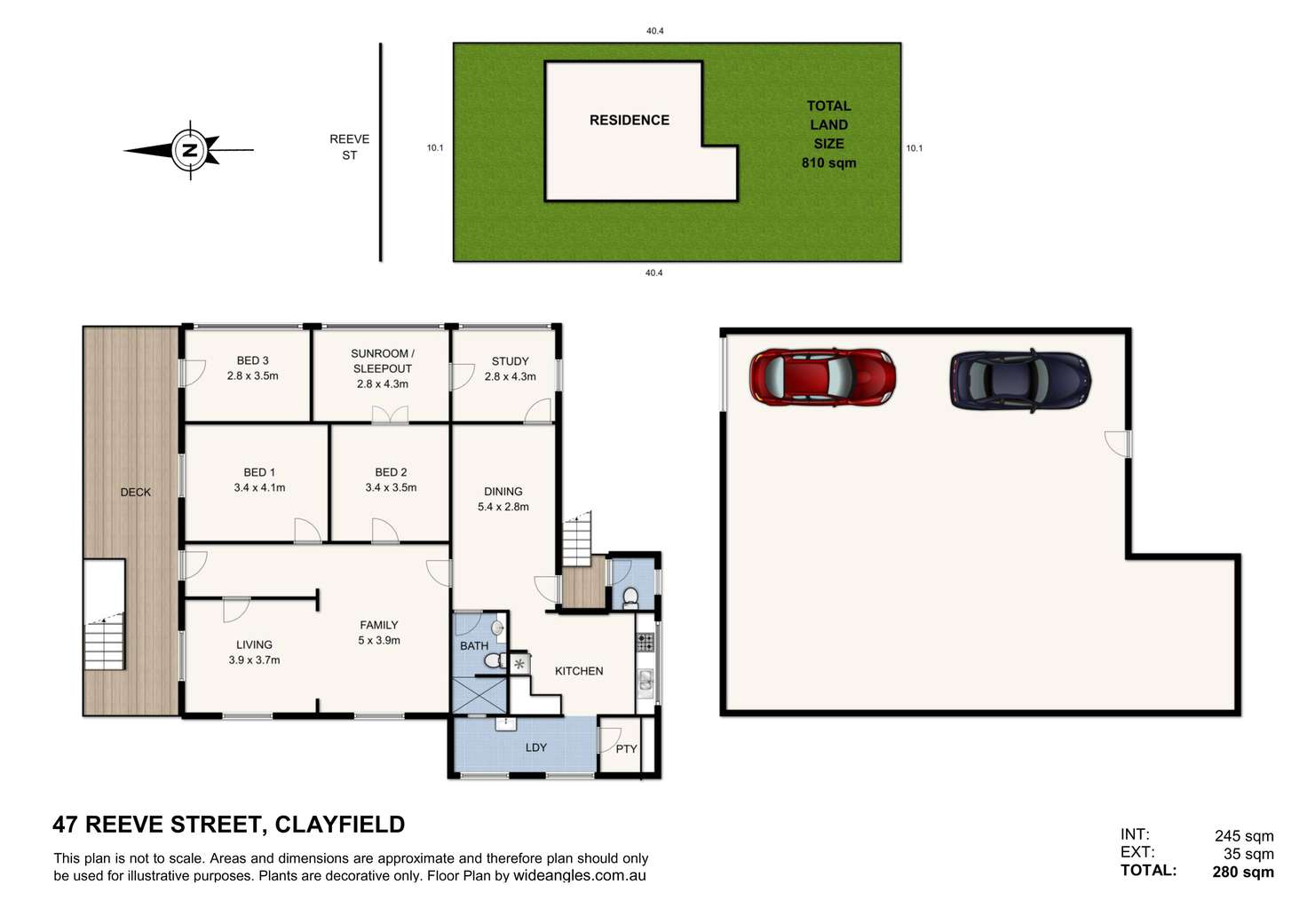 Floorplan of Homely house listing, 47 Reeve Street, Clayfield QLD 4011