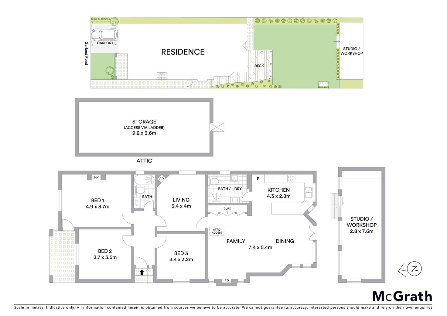 Floorplan of Homely house listing, 24 Garland Road, Naremburn NSW 2065