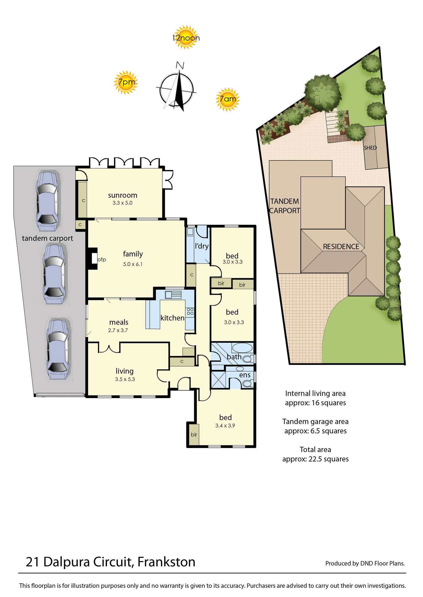 Floorplan of Homely house listing, 21 Dalpura Circuit, Frankston VIC 3199