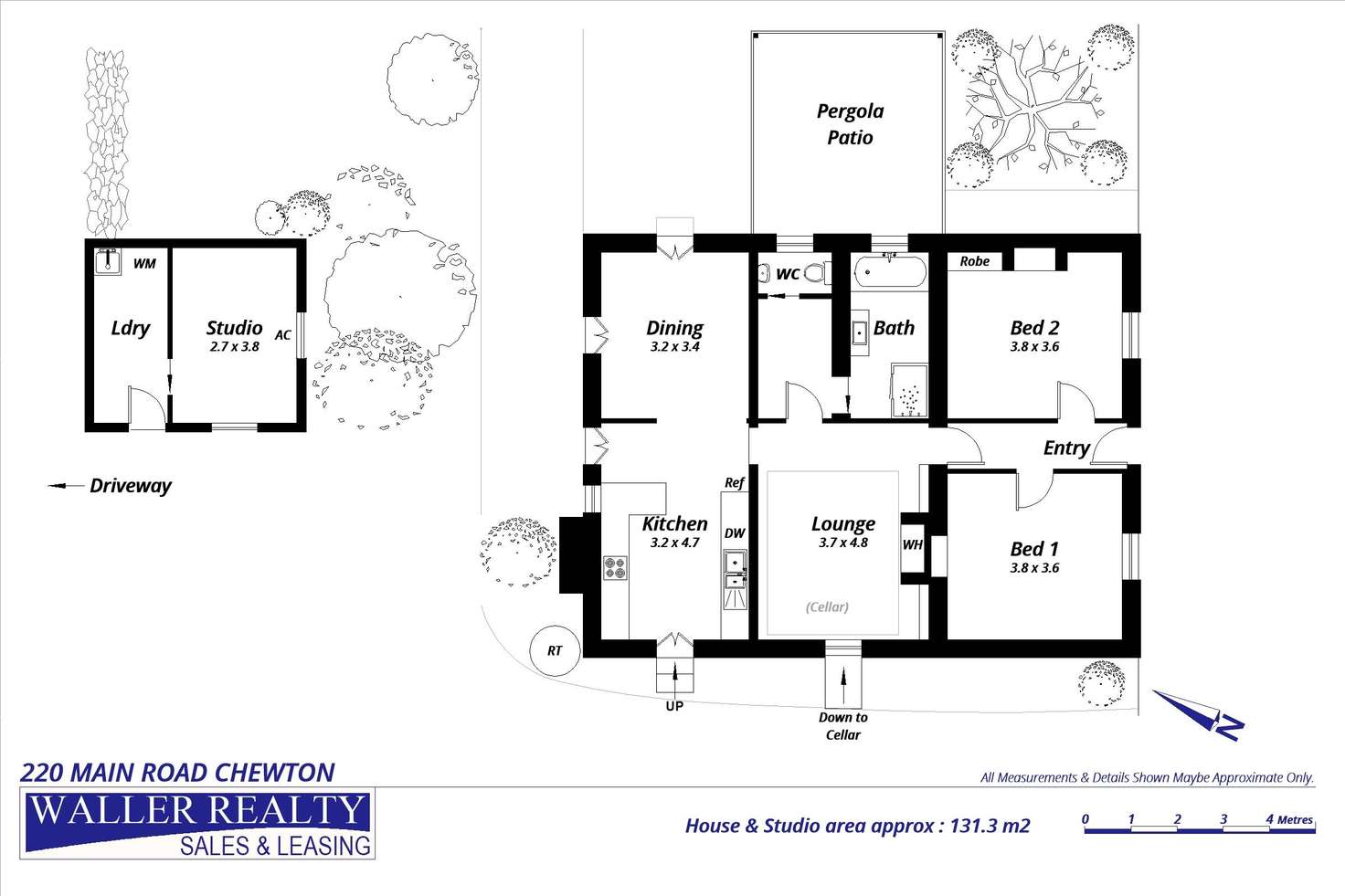 Floorplan of Homely house listing, 220 Main Road, Chewton VIC 3451