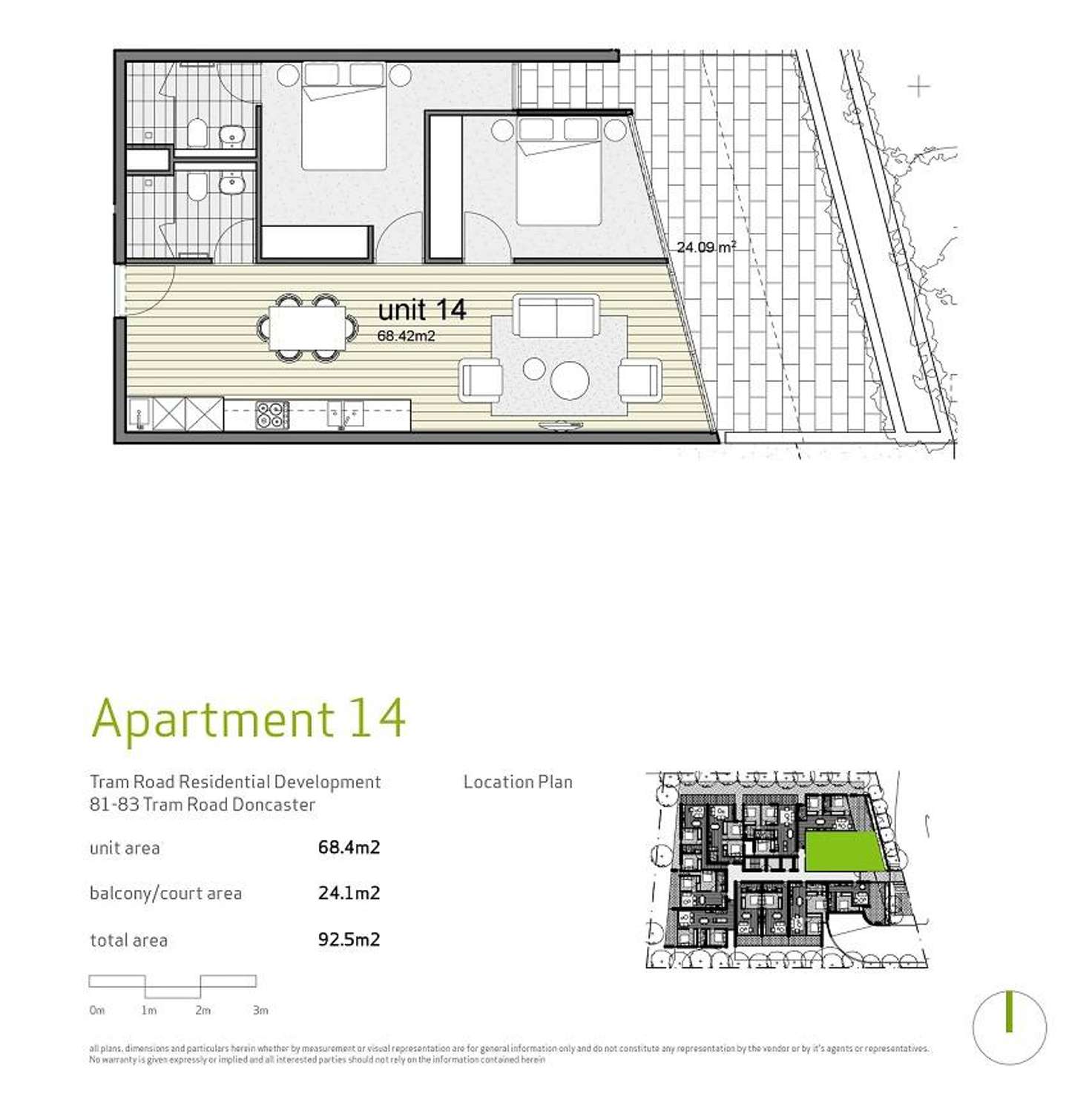 Floorplan of Homely apartment listing, G8/83 Tram Road, Doncaster VIC 3108