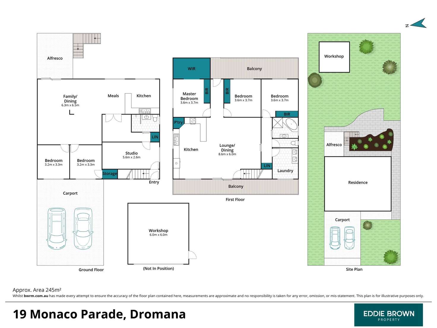 Floorplan of Homely house listing, 19 Monaco Parade, Dromana VIC 3936