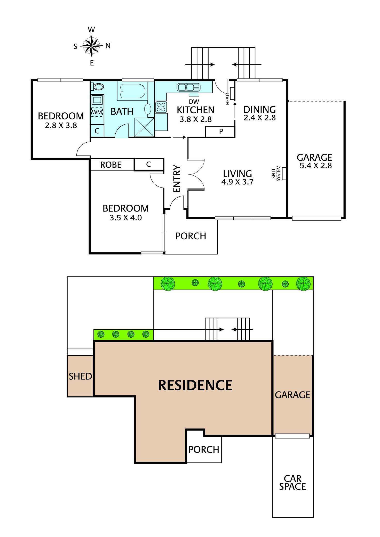 Floorplan of Homely unit listing, 6/115 Wattle Valley Road, Camberwell VIC 3124