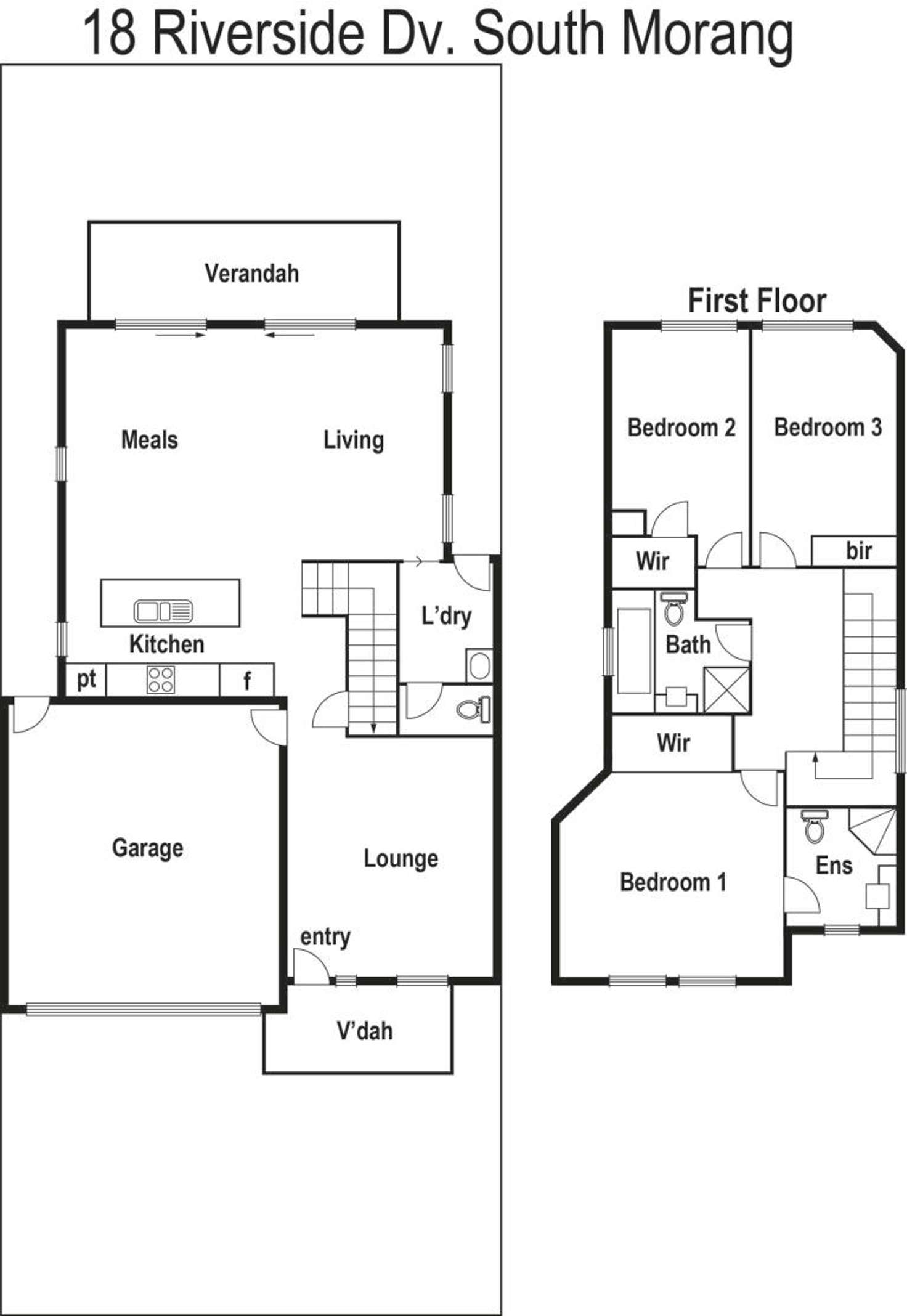 Floorplan of Homely house listing, 18 Riverside Drive, South Morang VIC 3752