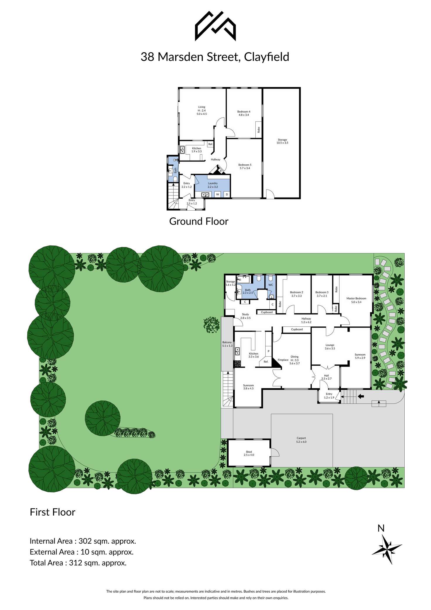 Floorplan of Homely house listing, 38 Marsden Street, Clayfield QLD 4011