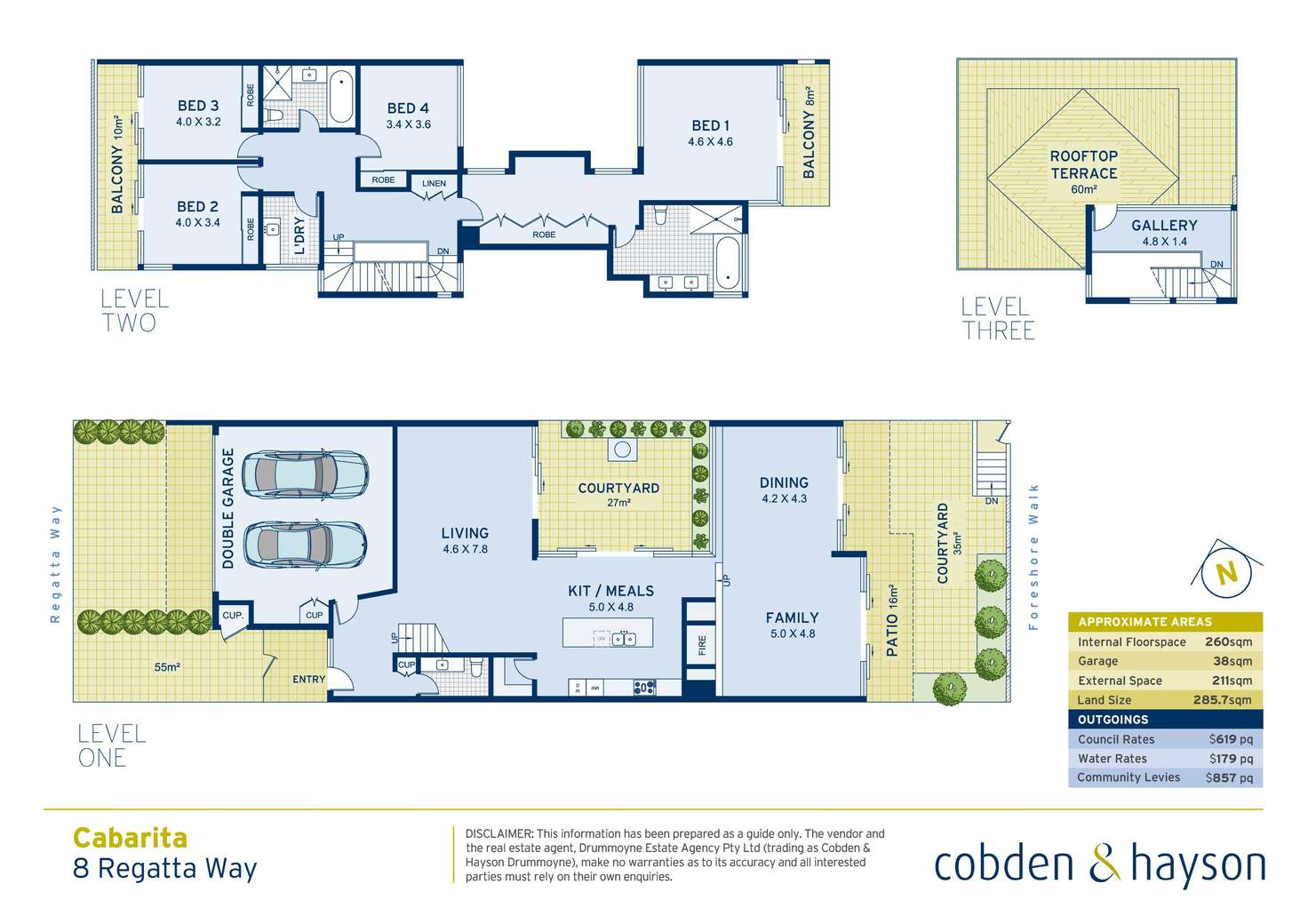 Floorplan of Homely house listing, 8 Regatta Way, Cabarita NSW 2137