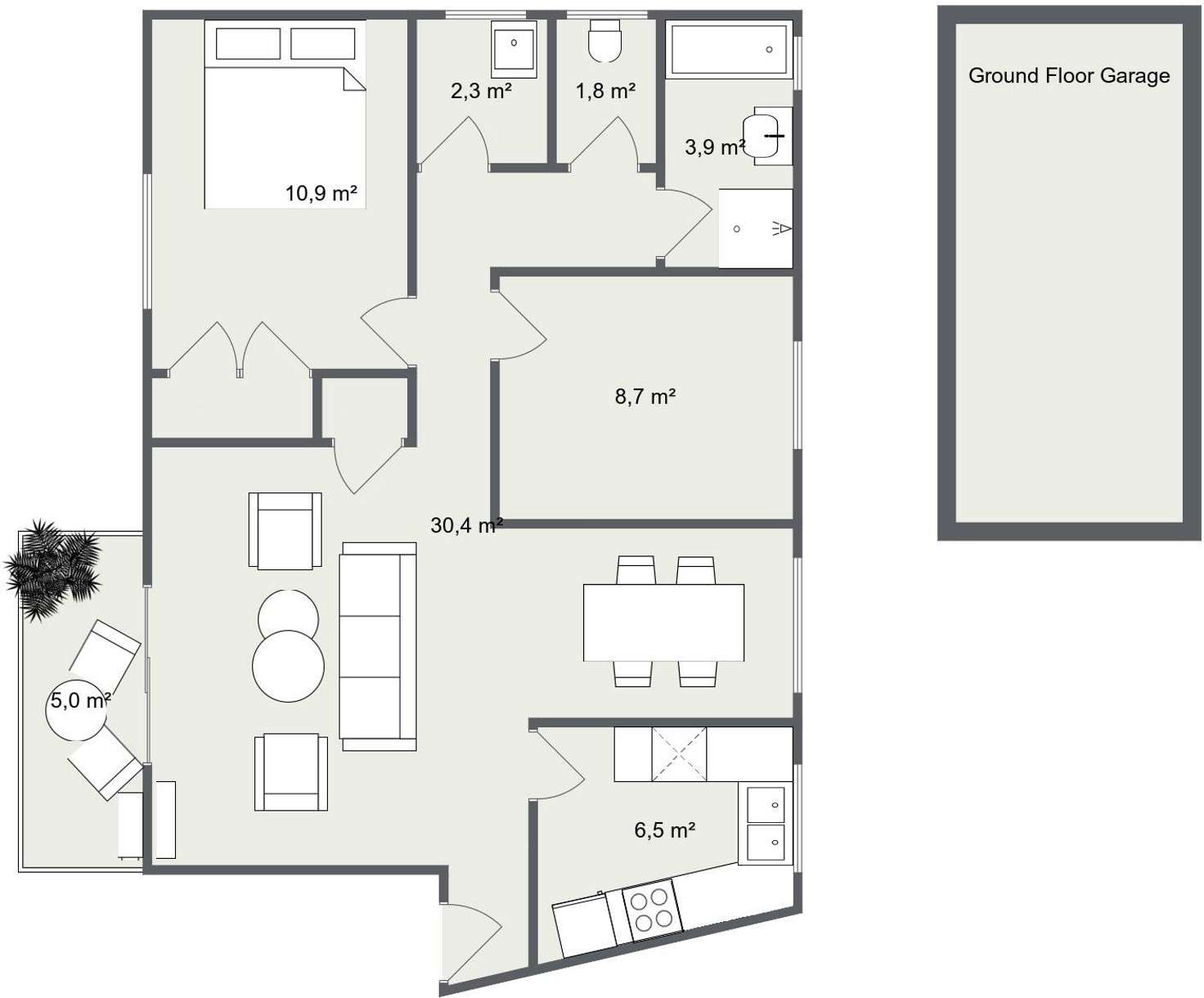 Floorplan of Homely apartment listing, 34/17-25 Elizabeth Street, Parramatta NSW 2150