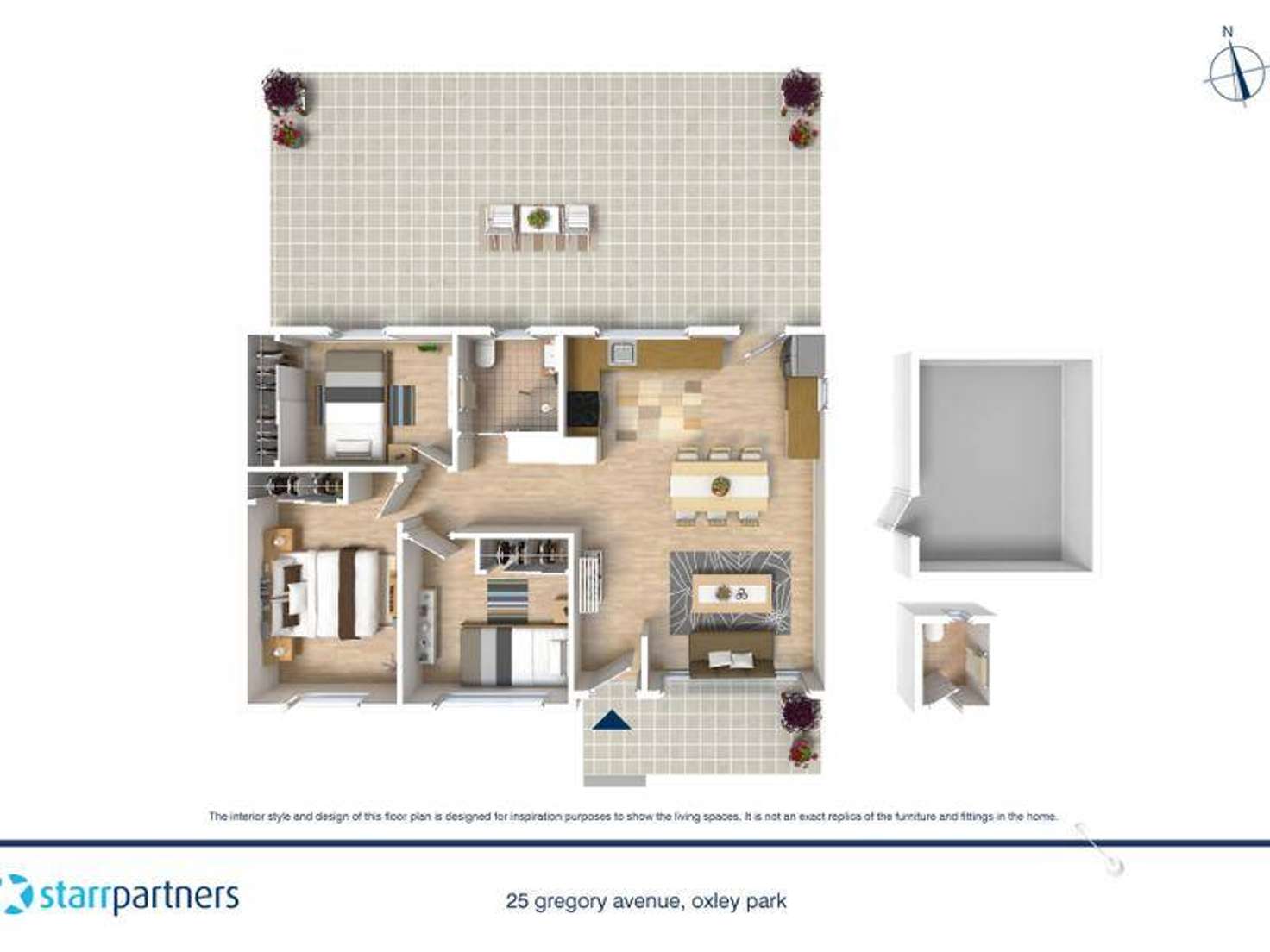 Floorplan of Homely house listing, 25 Gregory Avenue, Oxley Park NSW 2760