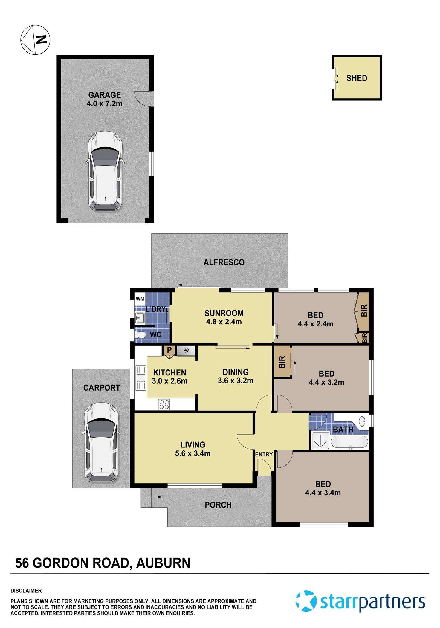 Floorplan of Homely house listing, 56 Gordon Road, Auburn NSW 2144