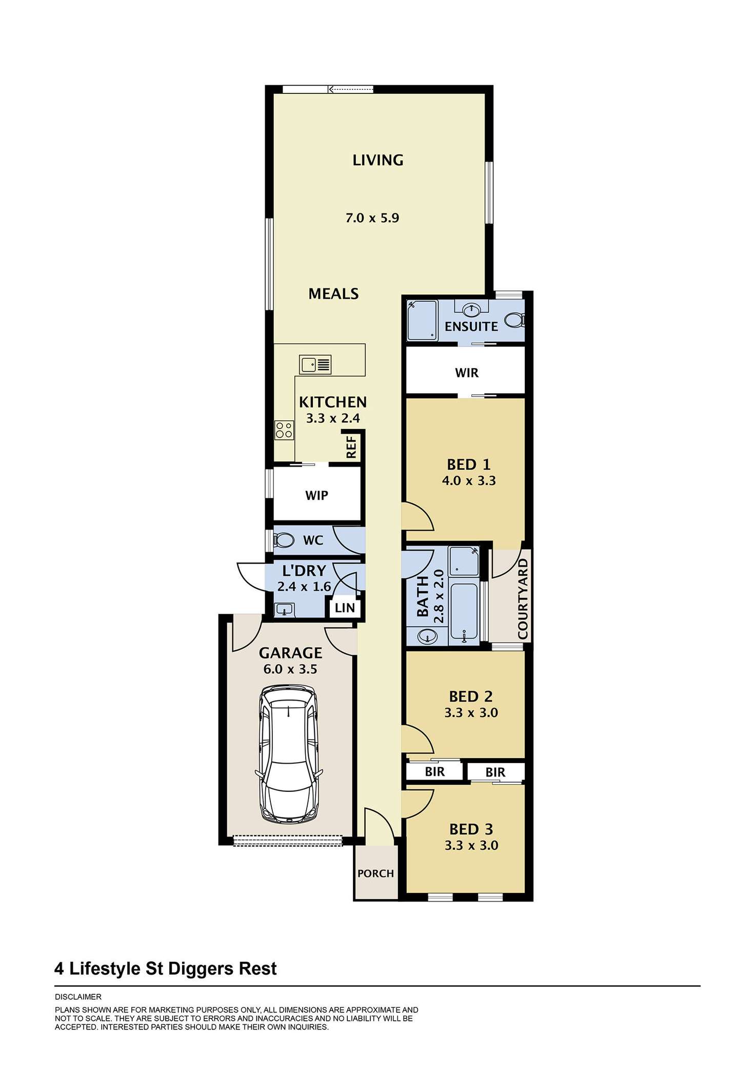Floorplan of Homely house listing, 4 Lifestyle Street, Diggers Rest VIC 3427