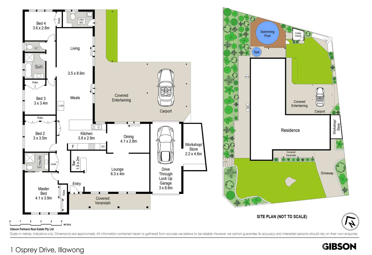 Floorplan of Homely house listing, 1 Osprey Drive, Illawong NSW 2234