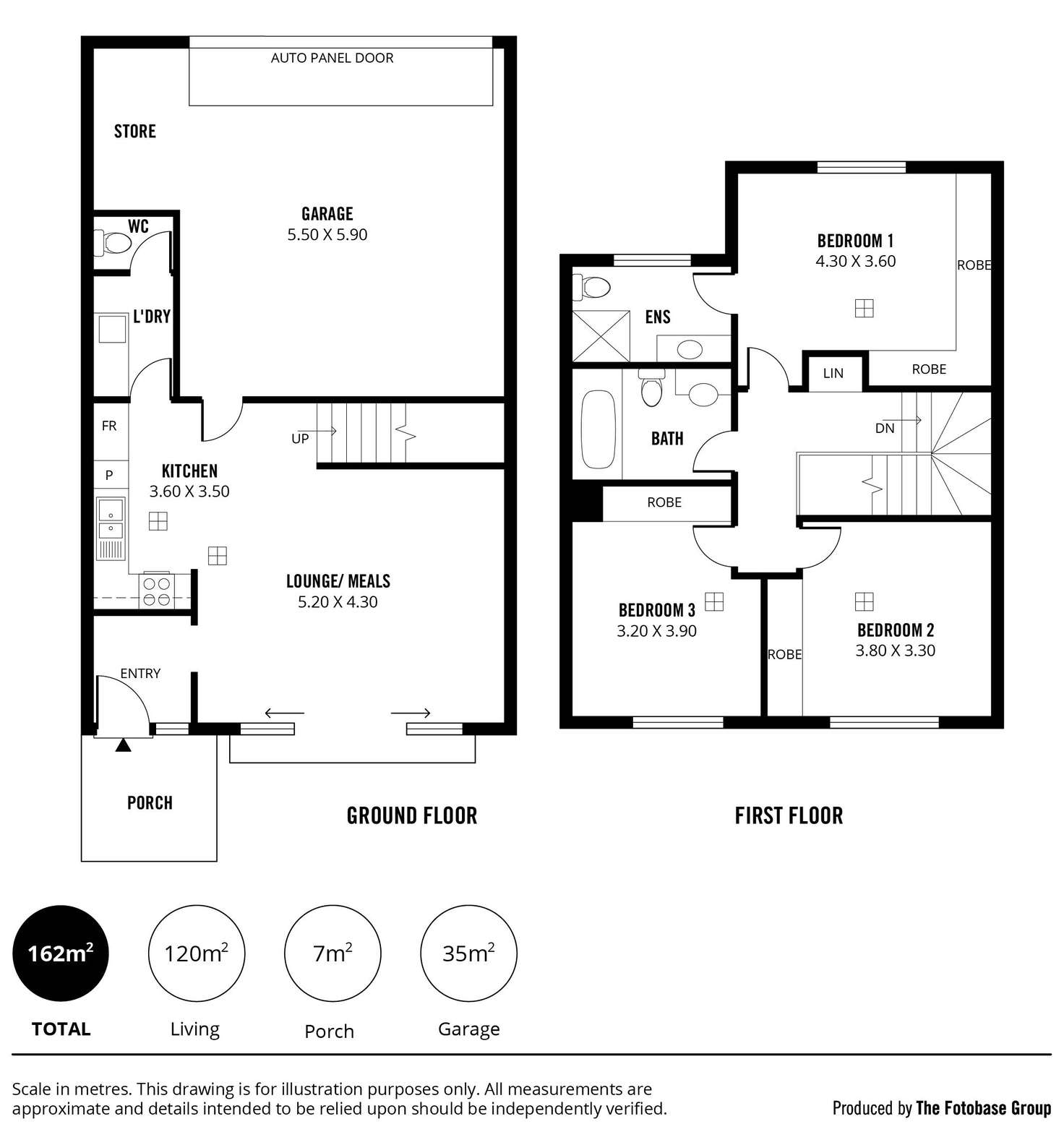 Floorplan of Homely townhouse listing, 9 Byrness Avenue, Devon Park SA 5008