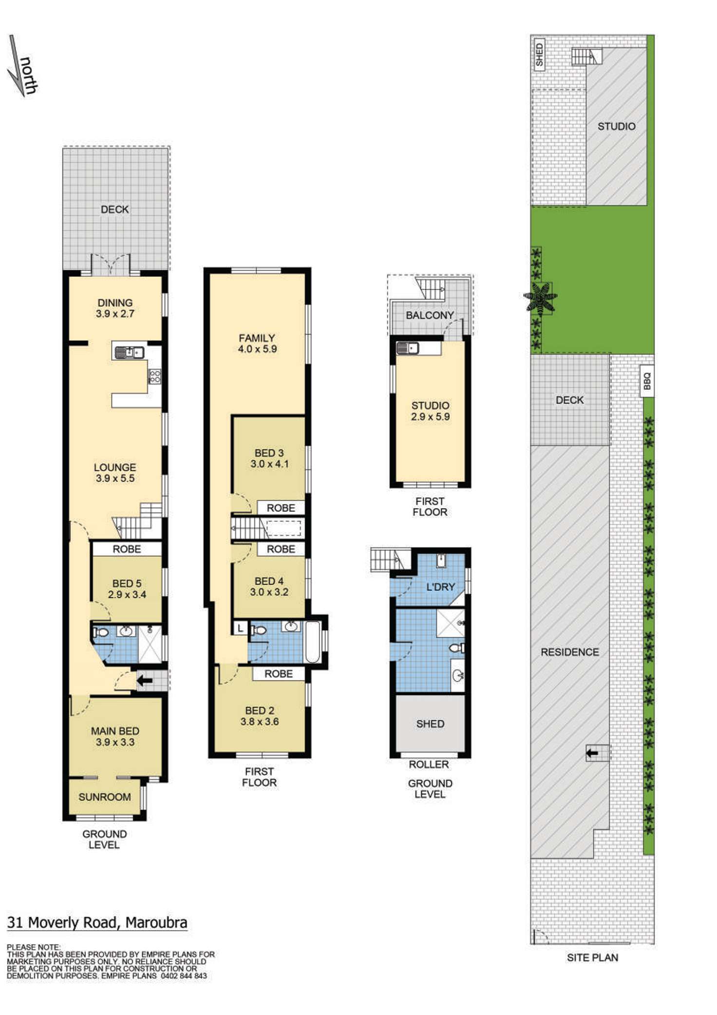 Floorplan of Homely house listing, 31 Moverly Road, Maroubra NSW 2035