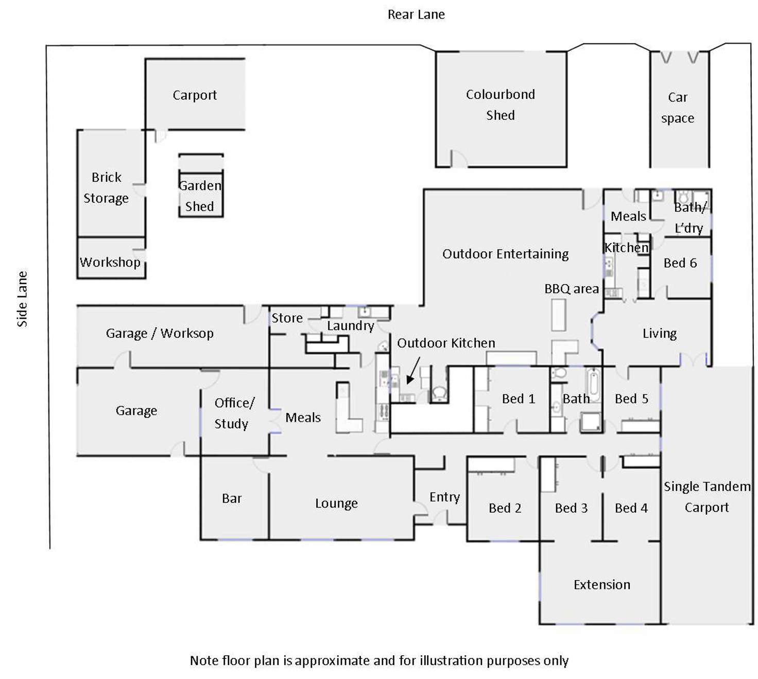 Floorplan of Homely house listing, 3 Snowy Avenue, Red Cliffs VIC 3496