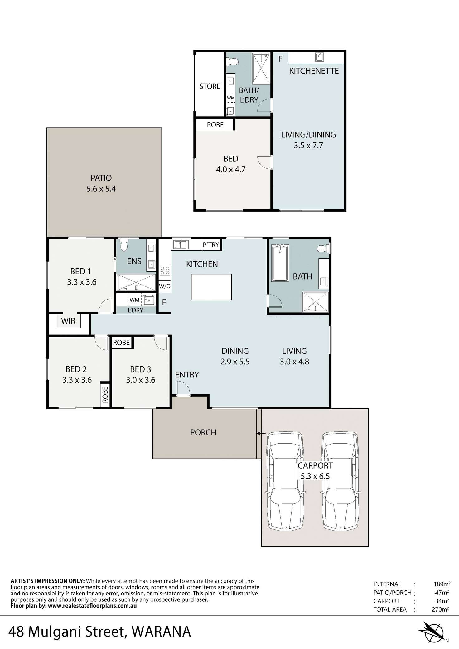 Floorplan of Homely house listing, 48 Mulgani Street, Warana QLD 4575