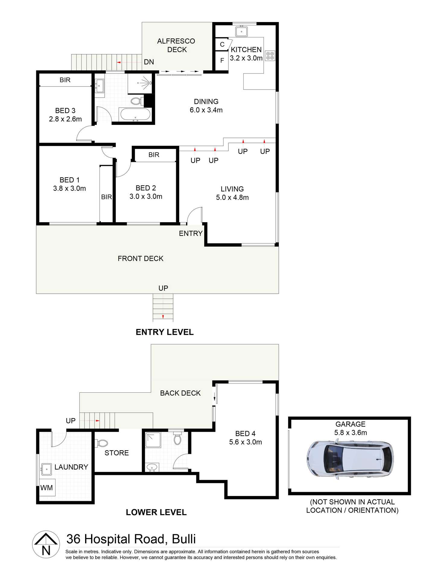 Floorplan of Homely house listing, 36 Hospital Road, Bulli NSW 2516