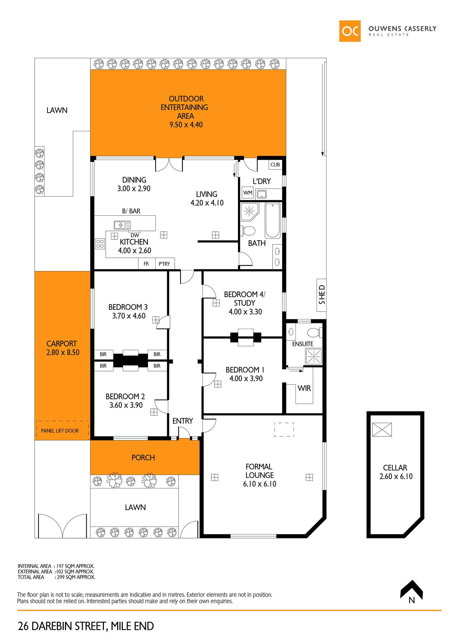 Floorplan of Homely house listing, 26 Darebin Street, Mile End SA 5031