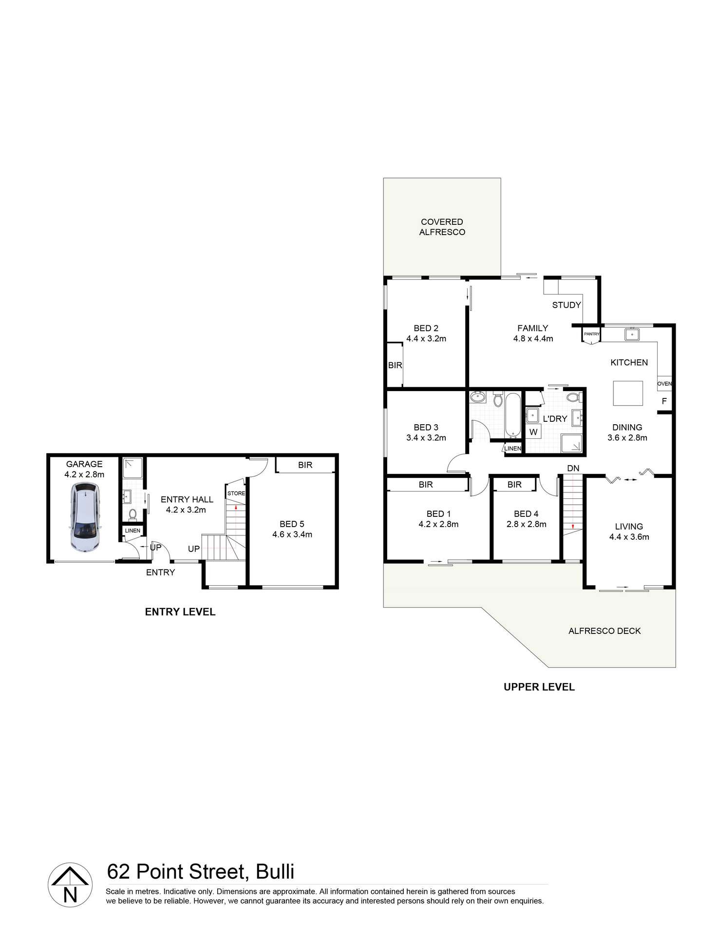 Floorplan of Homely house listing, 62 Point Street, Bulli NSW 2516