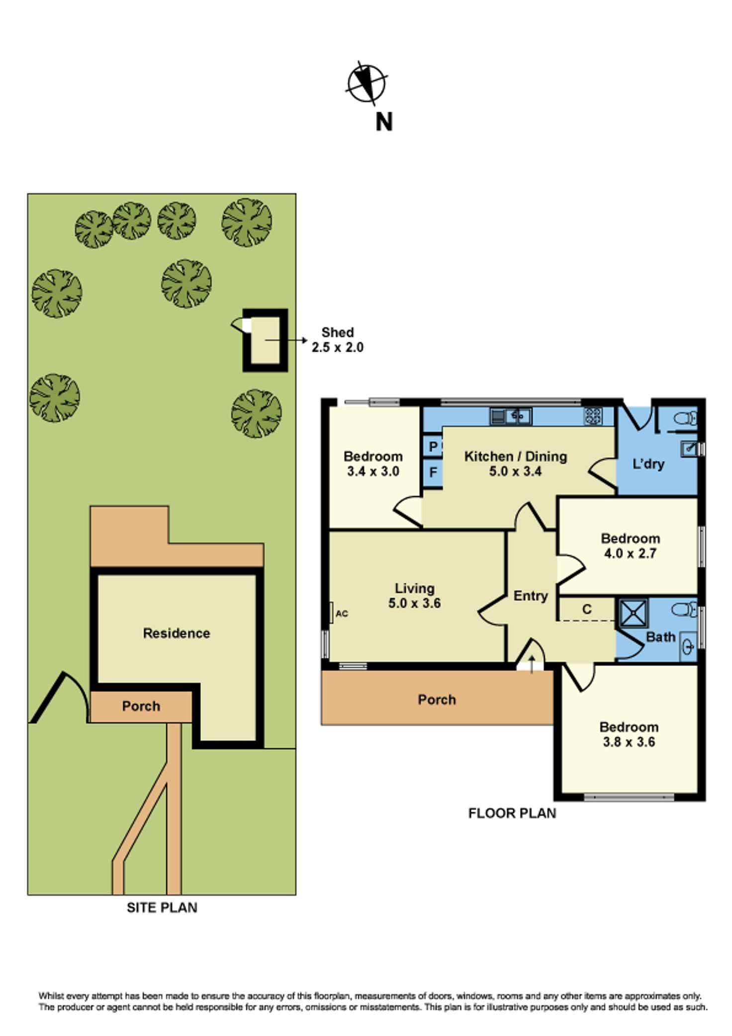 Floorplan of Homely house listing, 43 Metherall Street, Sunshine North VIC 3020