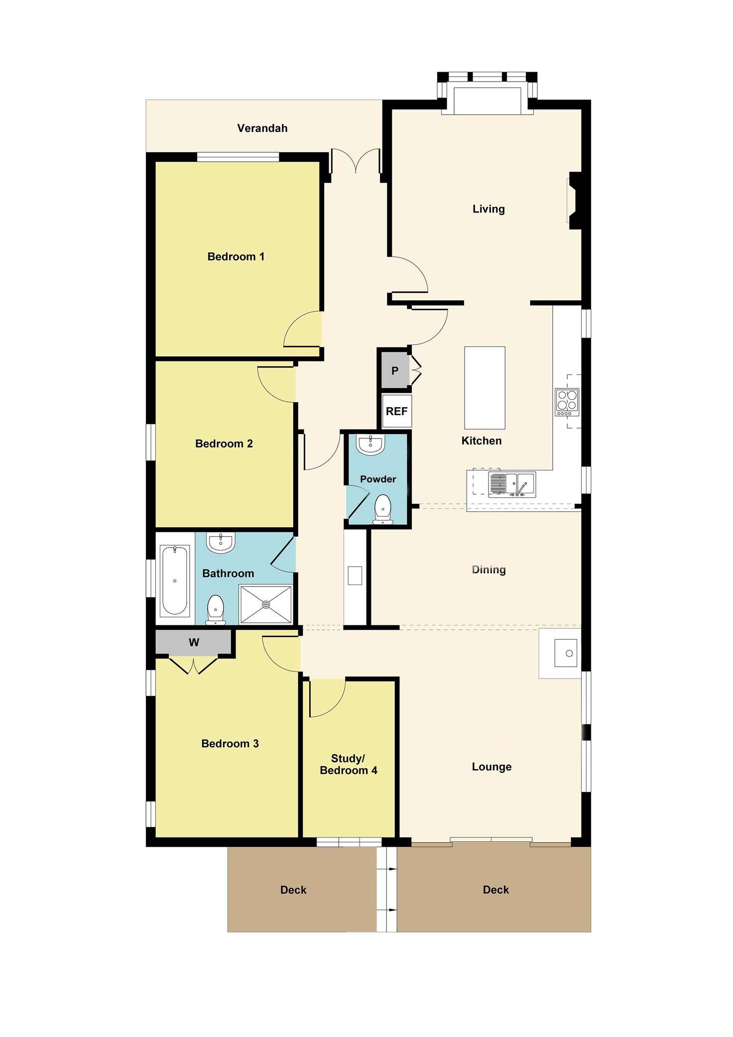 Floorplan of Homely house listing, 5 Howard Street, Soldiers Hill VIC 3350