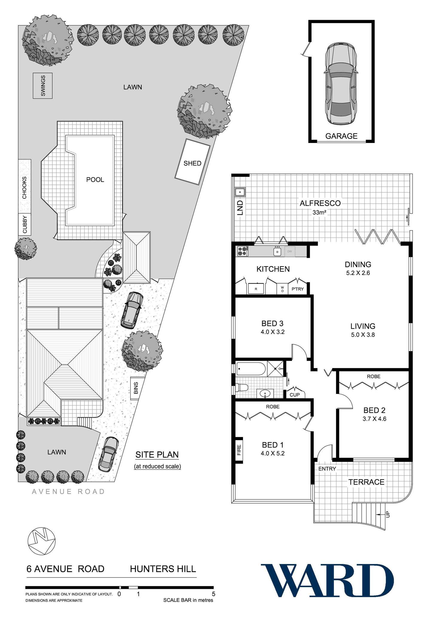 Floorplan of Homely house listing, 6 Avenue Road, Hunters Hill NSW 2110