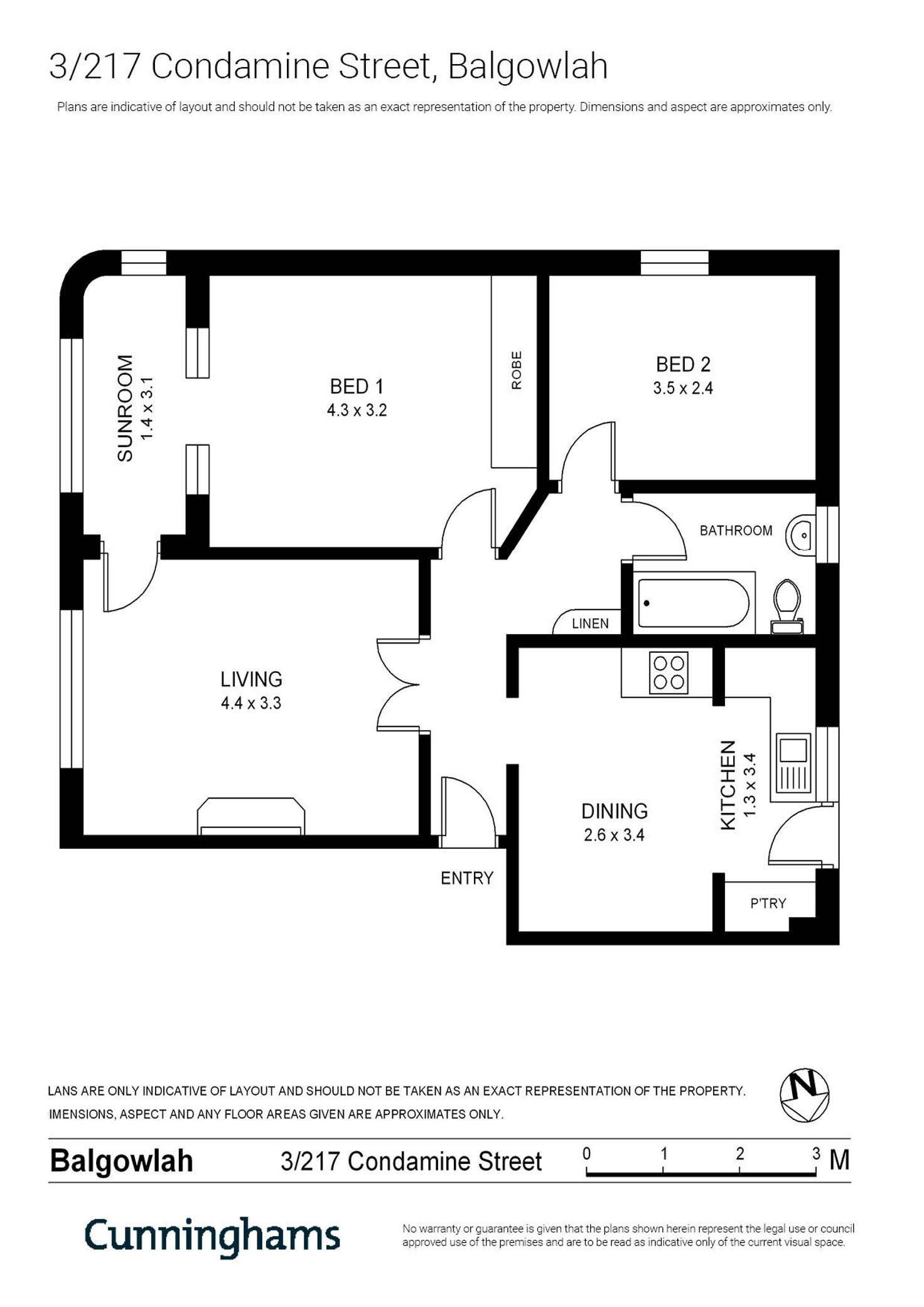 Floorplan of Homely unit listing, 3/217 Condamine Street, Balgowlah NSW 2093