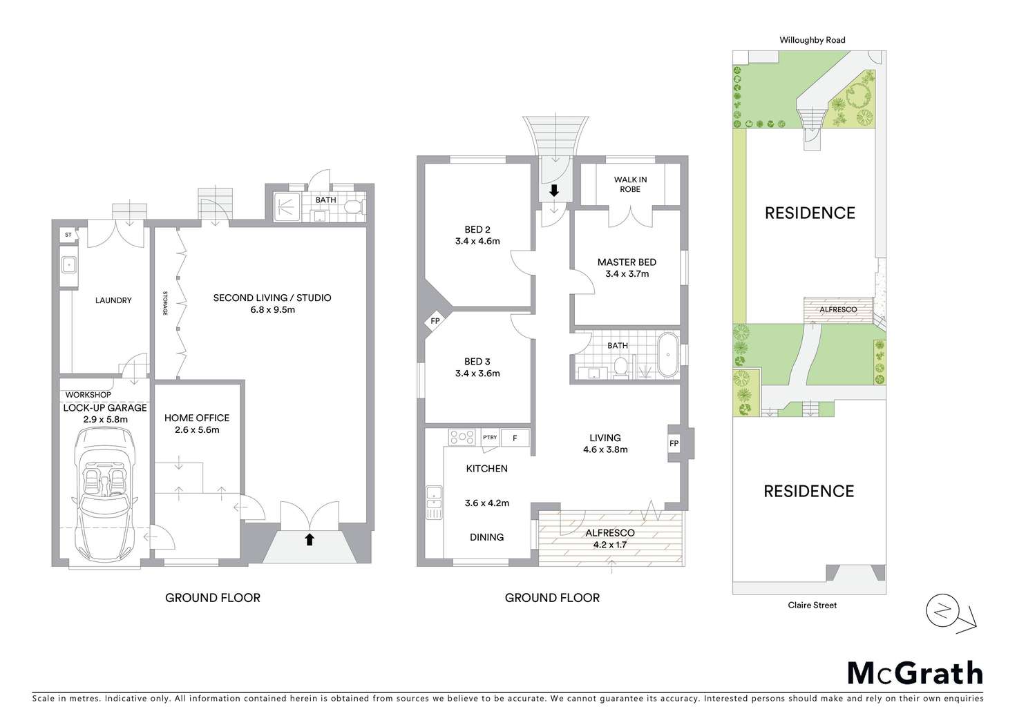 Floorplan of Homely house listing, 301 Claire Street, Naremburn NSW 2065