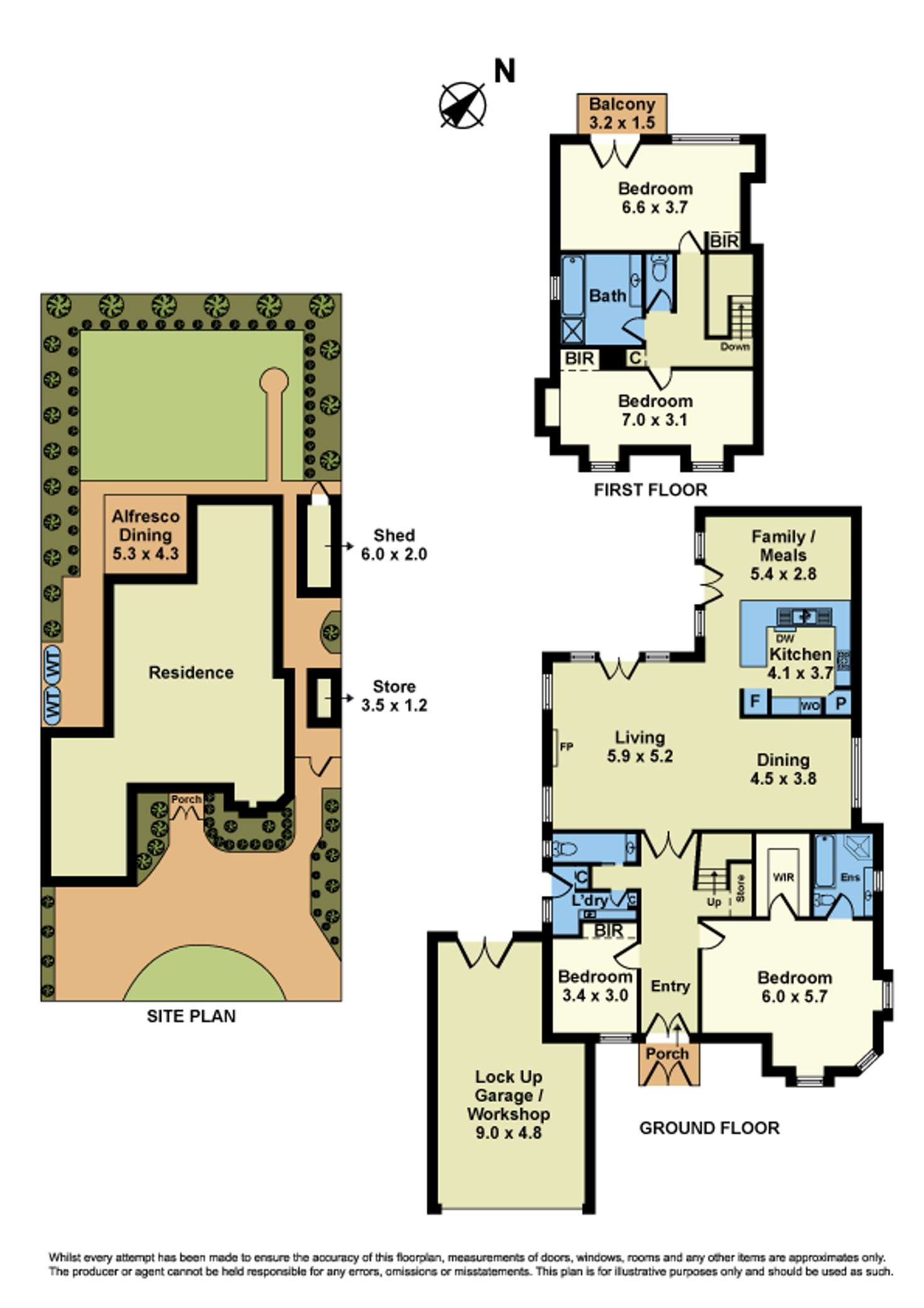 Floorplan of Homely house listing, 3 Taniyha Place, Sunshine North VIC 3020