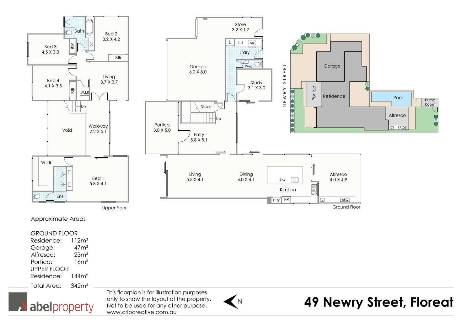 Floorplan of Homely house listing, 49 Newry Street, Floreat WA 6014