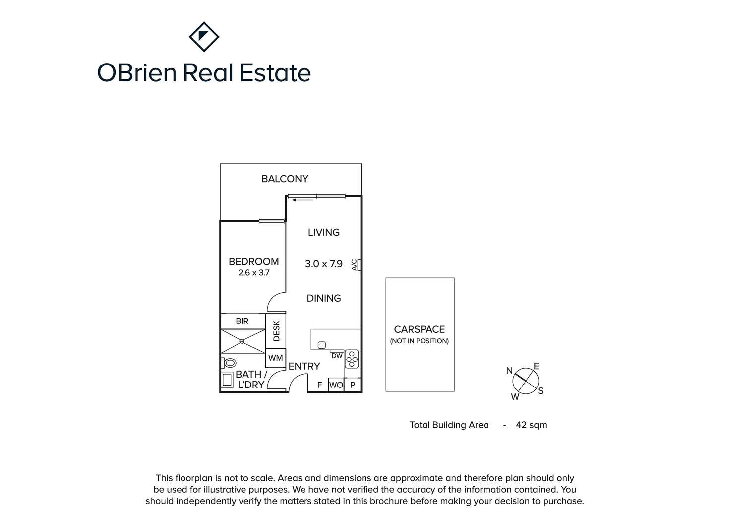 Floorplan of Homely apartment listing, 325/218 Bay Road, Sandringham VIC 3191