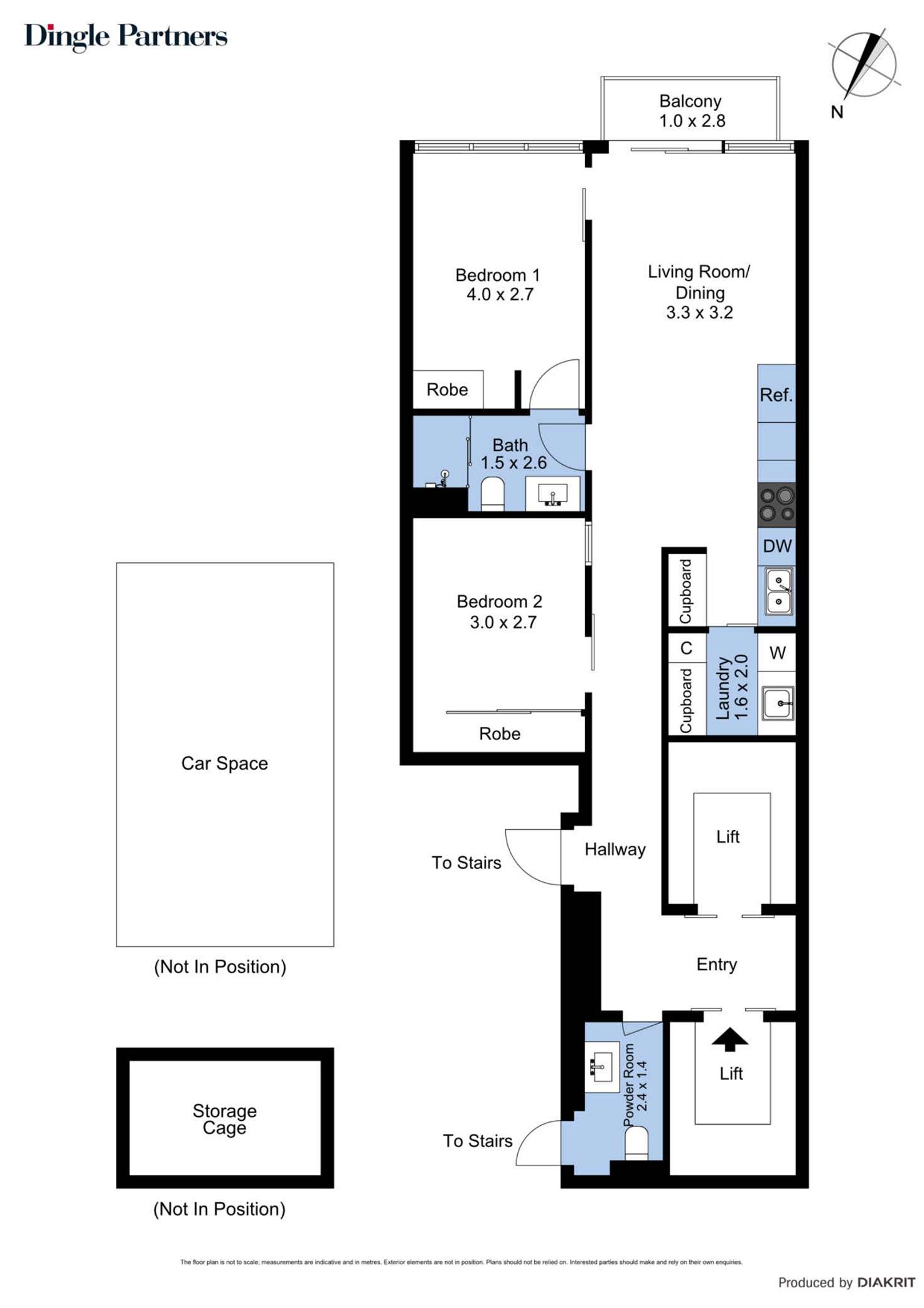 Floorplan of Homely apartment listing, 401/82 Flinders Street, Melbourne VIC 3000