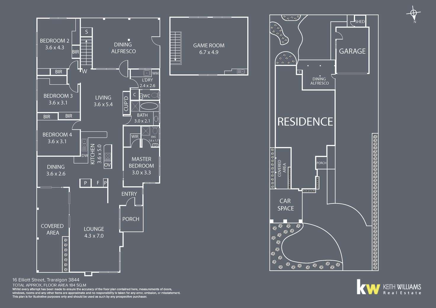 Floorplan of Homely house listing, 16 Elliott Street, Traralgon VIC 3844