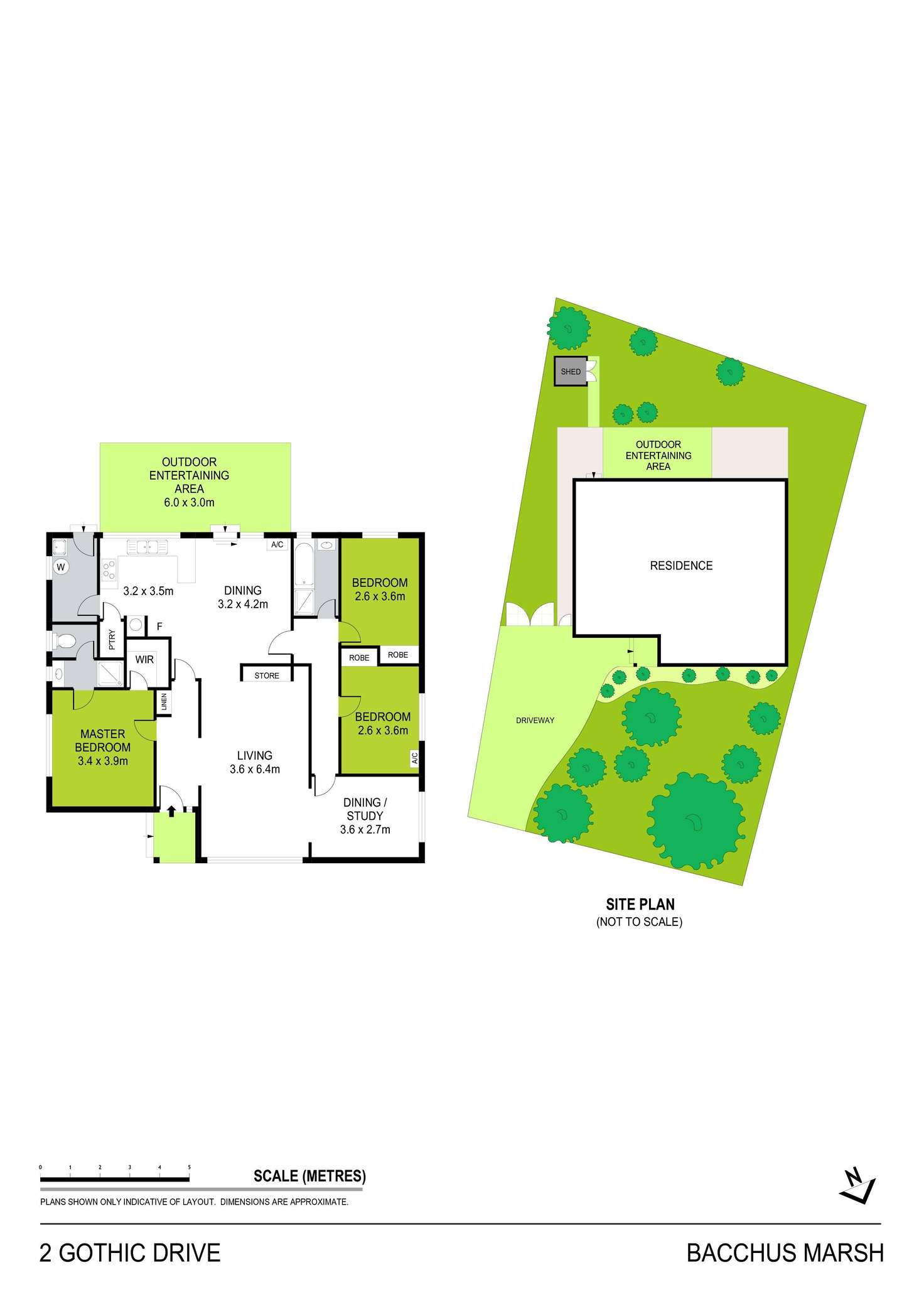 Floorplan of Homely house listing, 2 Gothic Drive, Bacchus Marsh VIC 3340