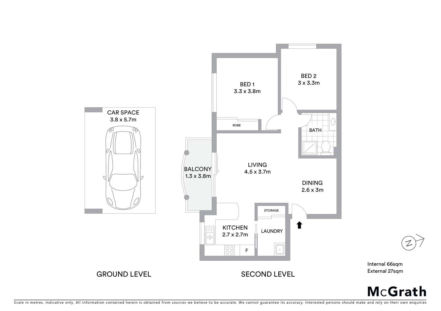 Floorplan of Homely unit listing, 27/29 Park Road, Bellambi NSW 2518