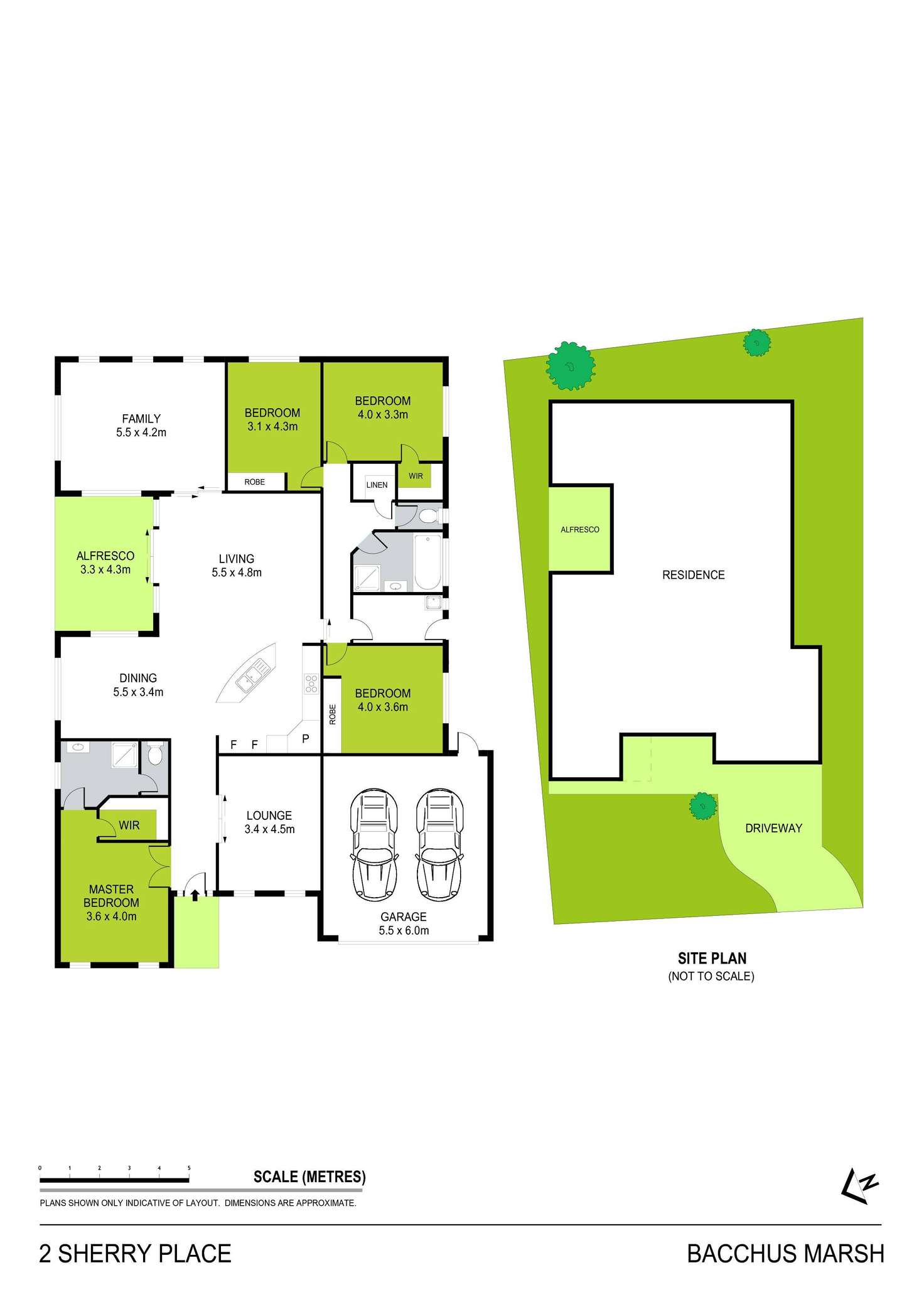 Floorplan of Homely house listing, 1 Sherry Place, Bacchus Marsh VIC 3340