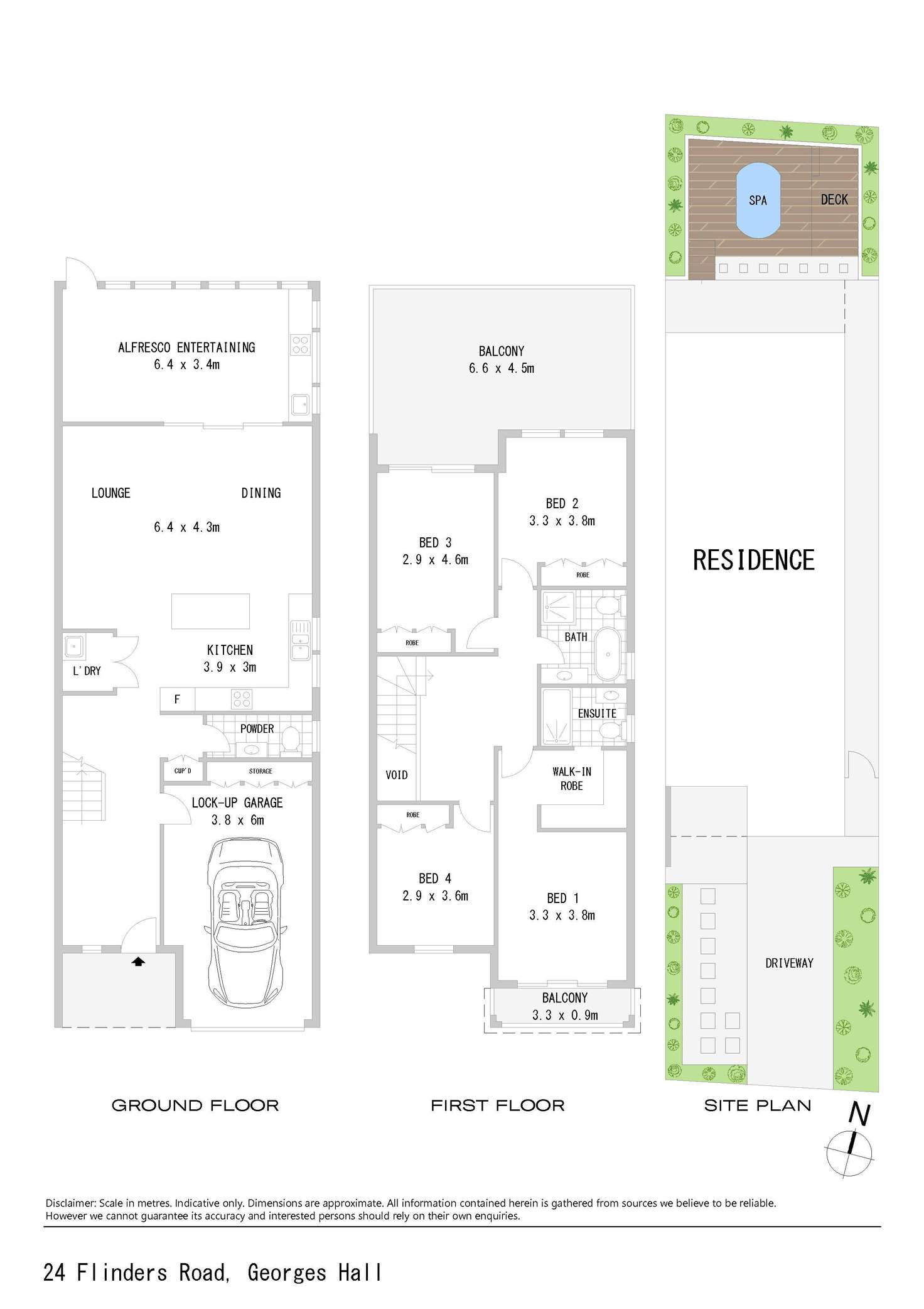 Floorplan of Homely house listing, 24 Flinders Road, Georges Hall NSW 2198