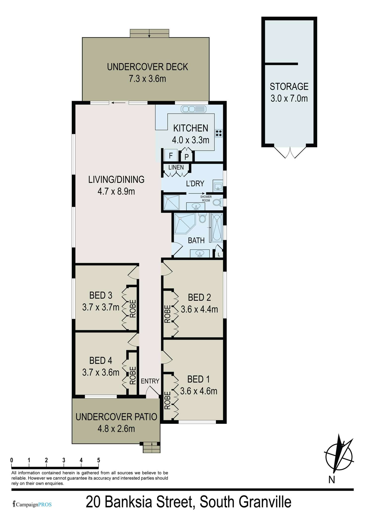 Floorplan of Homely house listing, 20 Banksia Street, Granville NSW 2142