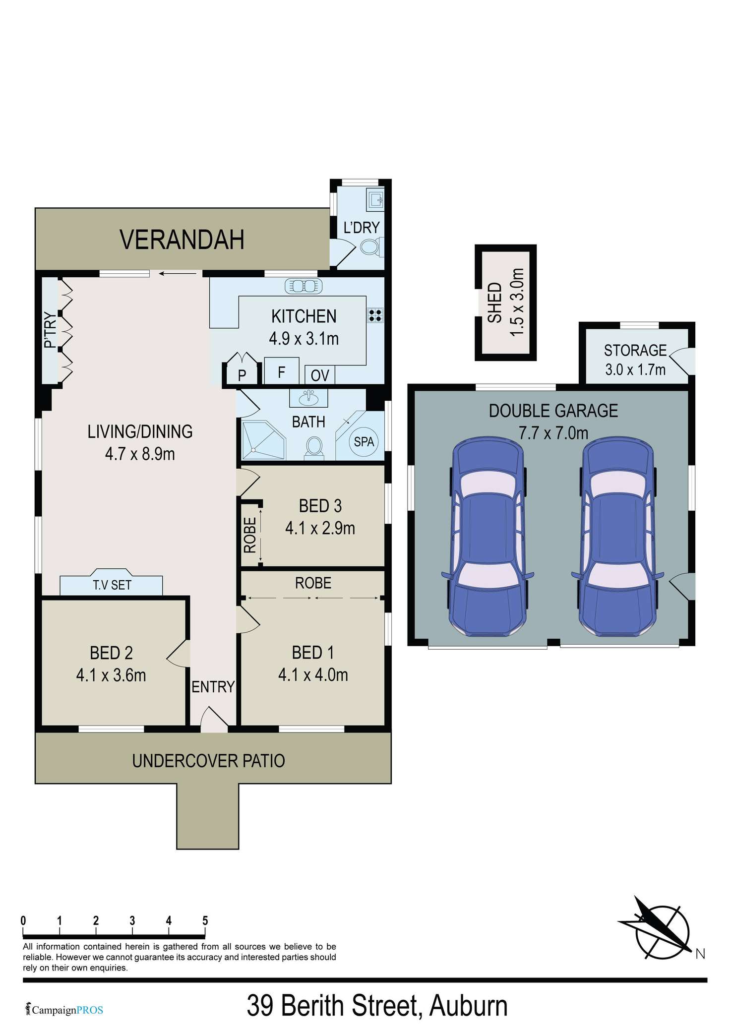 Floorplan of Homely house listing, 39 Berith Street, Auburn NSW 2144