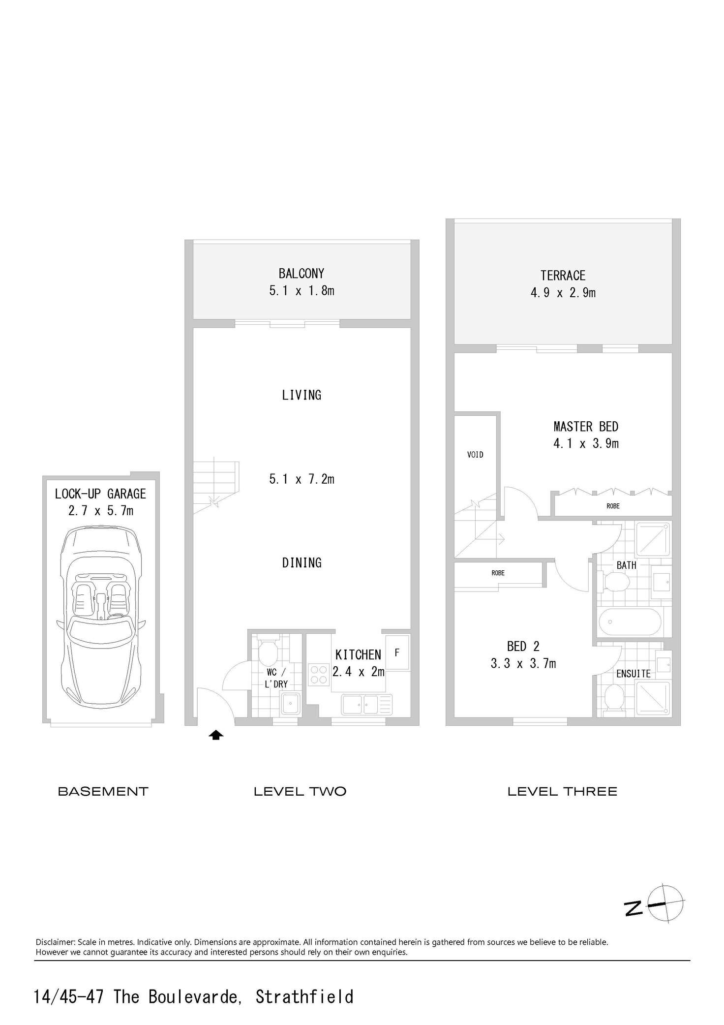 Floorplan of Homely apartment listing, 14/45-47 The Boulevarde, Strathfield NSW 2135