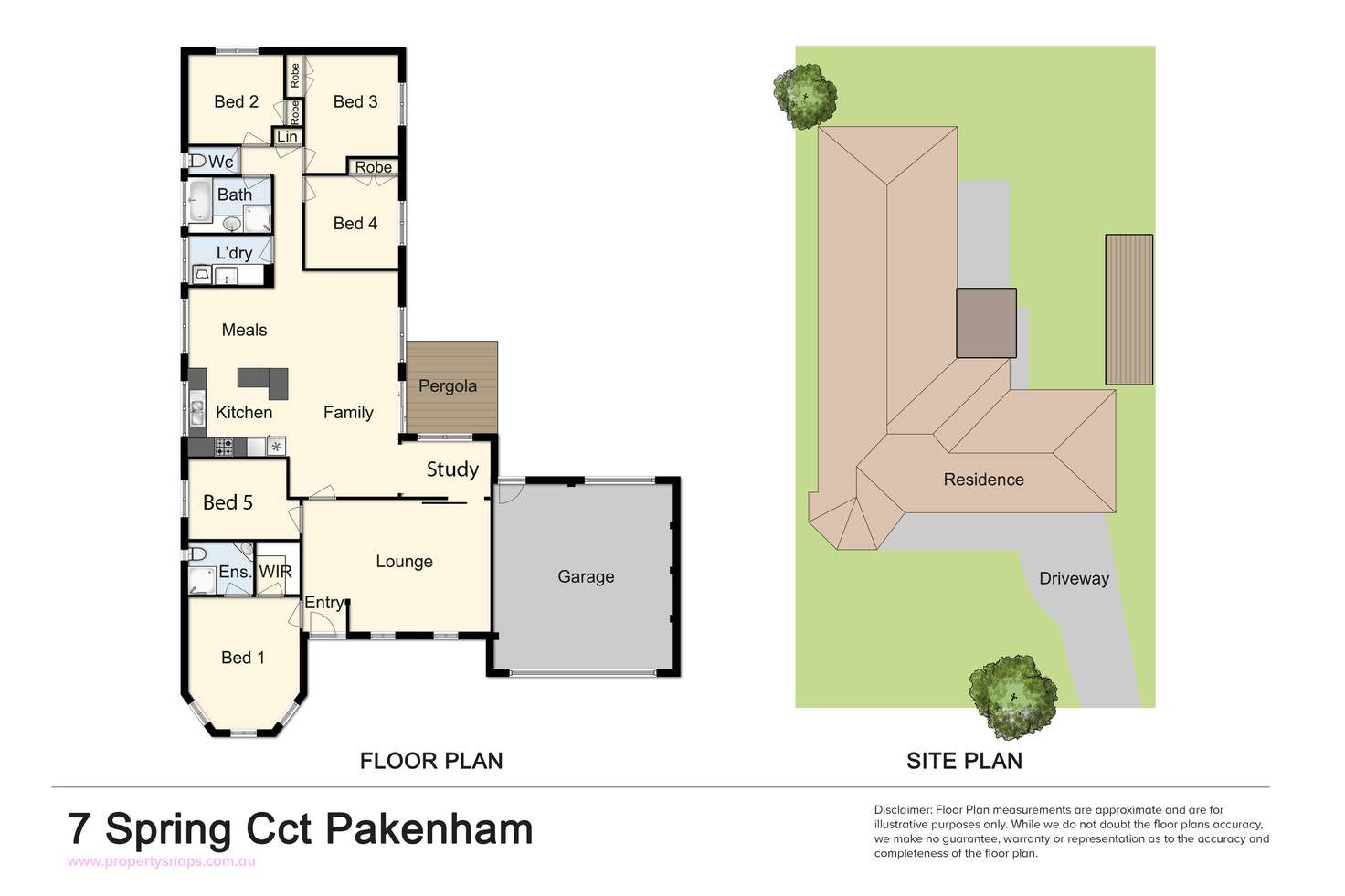 Floorplan of Homely house listing, 7 Spring Circuit, Pakenham VIC 3810