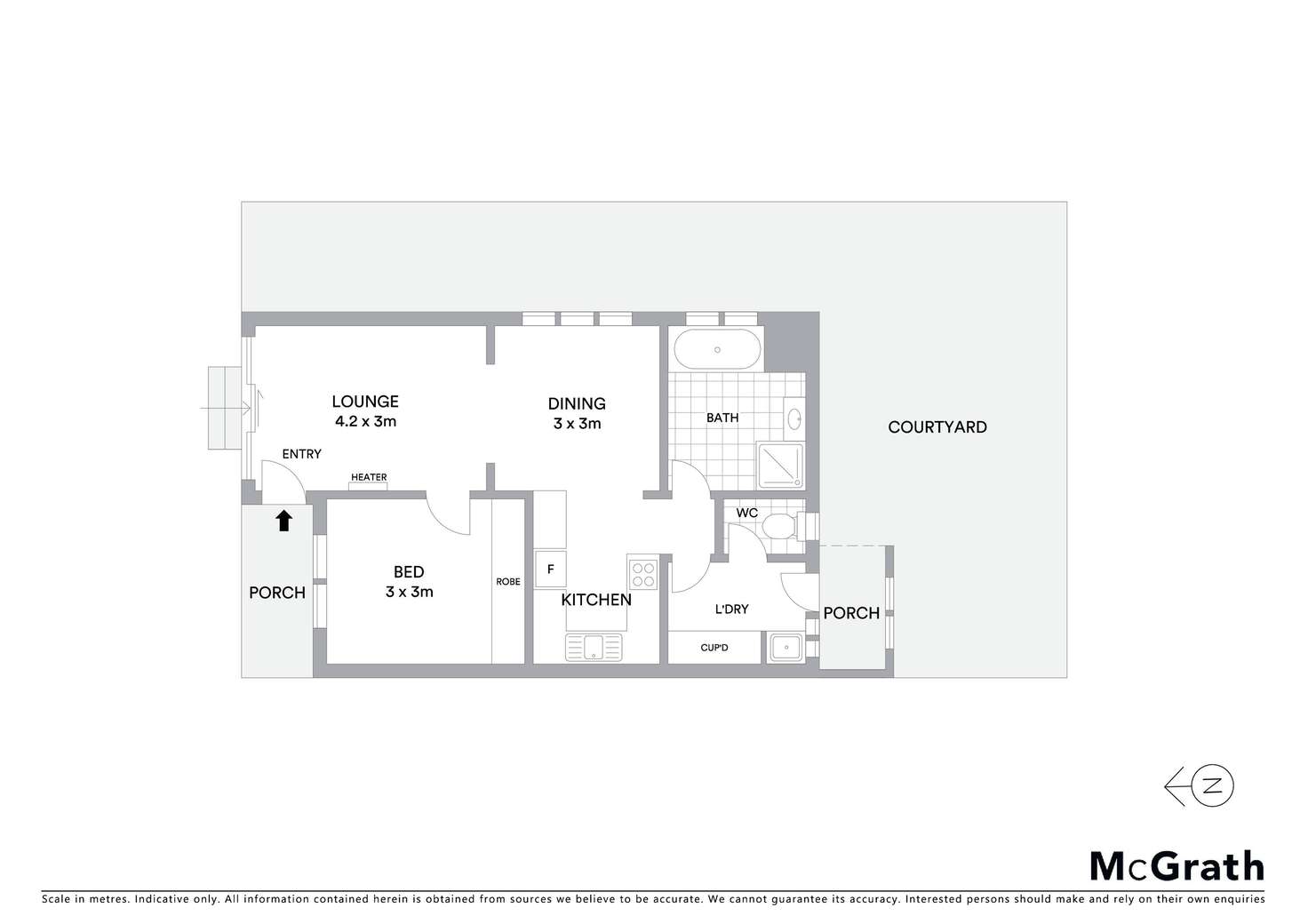 Floorplan of Homely unit listing, 3/215 Church Street, Manifold Heights VIC 3218