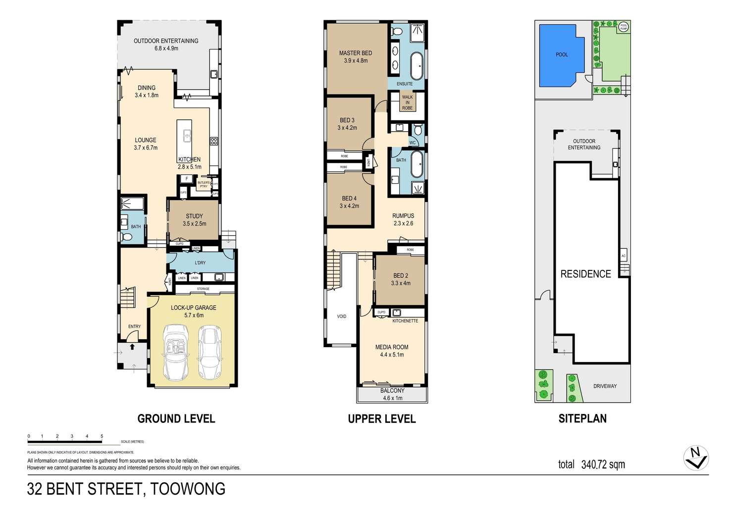 Floorplan of Homely house listing, 32 Bent Street, Toowong QLD 4066