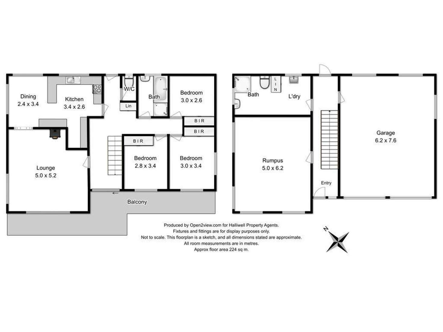 Floorplan of Homely house listing, 2 Blackwood Road, West Ulverstone TAS 7315