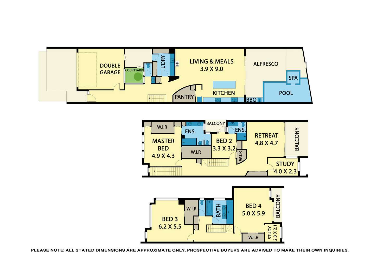 Floorplan of Homely house listing, 15 Caravel Lane, Caroline Springs VIC 3023