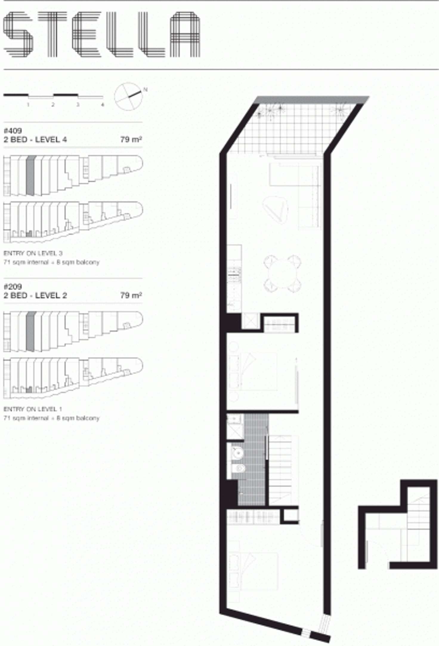 Floorplan of Homely apartment listing, 409/2 Victoria Park Parade, Zetland NSW 2017