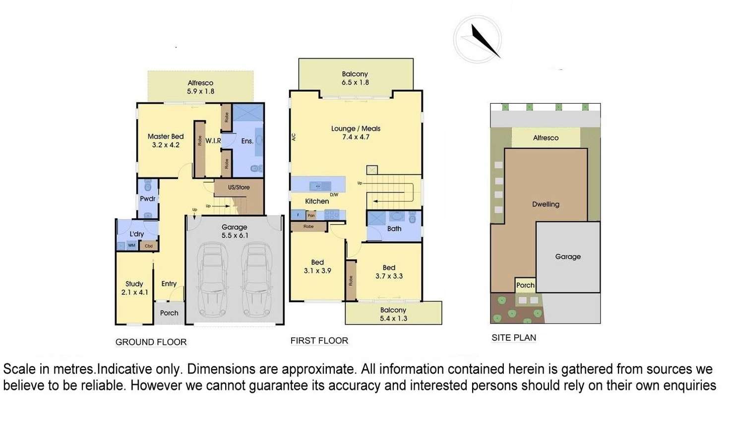 Floorplan of Homely house listing, 22 Zara Close, Bundoora VIC 3083
