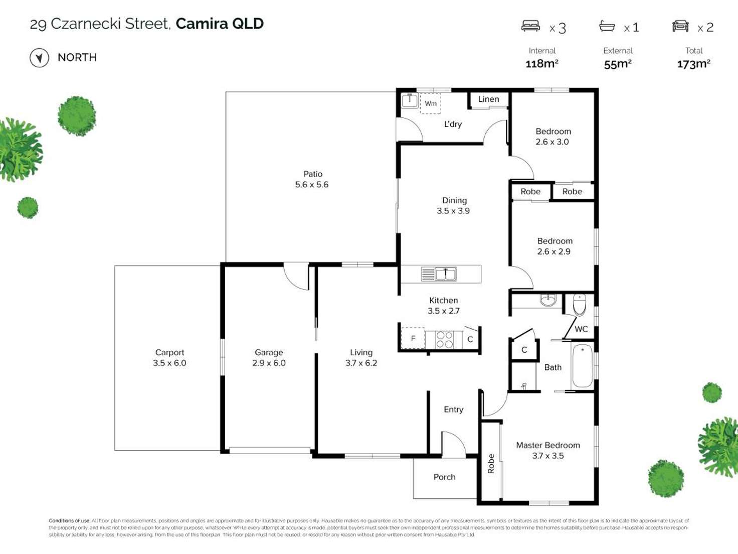 Floorplan of Homely house listing, 39 Czarnecki Street, Camira QLD 4300